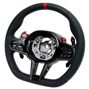 Volant de direction sport personnalisé CS pour <span class=keywords><strong>BMW</strong></span> F30 F10 G30 G20 G80 M3 F15 F20 X3 F25 X F G Series - Product Image 2