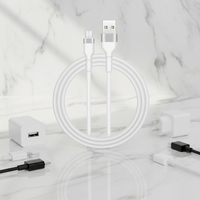 Nuevo Cable de Datos 3M 2026 con Carga Rápida Tipo-A+C, Silicona Suave Antideslizante y Ecológico para Móviles