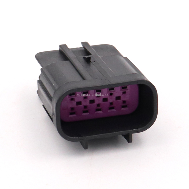 Waterproof and Dustproof 10-pin Male Connector with Black Housing 15326847 Automotive Wiring Harness Connector Plug