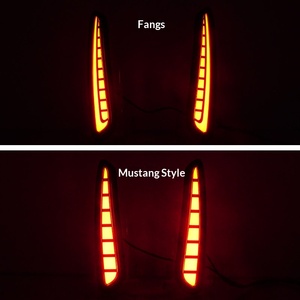 TYPY Nuevo Sedán Importado para TYPER, Lámpara Trasera LED Modificada con Efecto de Agua Fluida, Señal de Giro, Luz Antiniebla, Antiniebla Trasera 12V 25W - Product Image 5