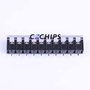 KF38C-8.25-10P Barrier Terminal Block Through hole Component (THT),P=8.25mm Connector With Cover Plate 8.25mm 1x10P Straight Pin - Product Image 2