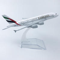Avion A380 du Royaume-Uni, modèle d'avion en résine réaliste à l'échelle 30 cm, souvenir, cadeau de Noël, cadeau d'Halloween