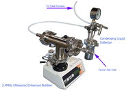 2.4MHz Ultrasonique Améliorée Barboteur/Générateur De Particules Avec Condensation Collecteur De Liquide-MSK-USP-G-LD