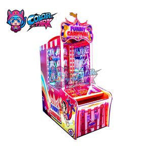 Colorful Park Nueva Máquina de Juego de Arcade Operada con Monedas para Niños: Lanzar Pelotas y Golpear al Payaso (Juego de Lotería) - Product Image 4