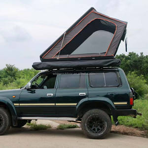 Soufflets <span class=keywords><strong>de</strong></span> tente <span class=keywords><strong>de</strong></span> toit pour voitures - Extensibles, imperméables, pour 2 à 4 personnes - Modèle : CRT-002 - Product Image 2