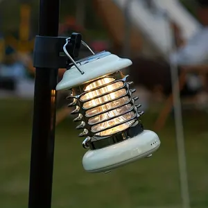 LED Rechargeable Retro Outdoor Camping Lamp Multi-function High-brightness Horse Lantern Lamp Handheld Lighting Lamp