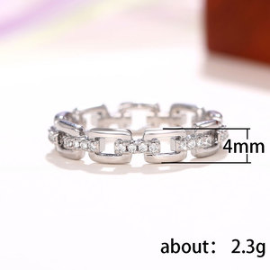 Anello con Design a Catena, Stile Creativo, Anello da Dito per Donne - Product Image 5