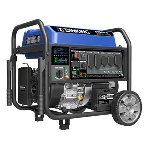 Dinking Generator bensin/Lpg 6500W, Generator berkemah portabel untuk penggunaan rumah, peralatan listrik, DK6500-D