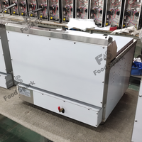 Ventes directes d'usine 18L + 18L Double réservoir Table Top Friteuse Gaz Équipement de cuisine commerciale Friteuse à gaz