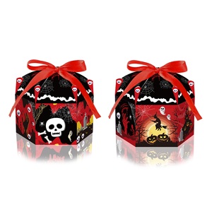Paquete de 24 Bolsas de Regalo con Diseño de Telaraña de Bruja para Halloween, Cajas de Regalo con Estampado Espeluznante para Dulces, Caja de Regalos para Fiesta de Halloween - Product Image 2