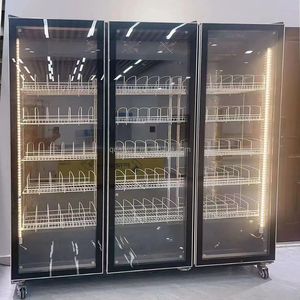 Refrigerador Vertical de Buena <span class=keywords><strong>Calidad</strong></span> y <span class=keywords><strong>Precio</strong></span> para Bebidas, Uso Comercial en Bares, Congelador de Exhibición Popular con Descongelación Automática - Product Image 1