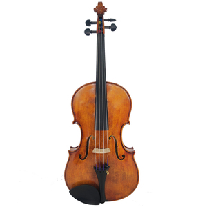 Violin chuyên nghiệp cao cấp dành cho sinh viên đại học, làm bằng gỗ nguyên khối, kiểu dáng biểu diễn, thủ công, mặt đàn gỗ thông và lưng đàn gỗ phong. - Product Image 1