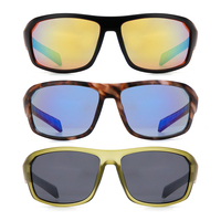 Lunettes de soleil de sport unisexes en gros avec monture PC pour la course à pied, lunettes de cyclisme personnalisables avec logo
