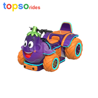 Elektrische buitenauto 12V/24V fruitvormig kinderautootje voor parkattracties