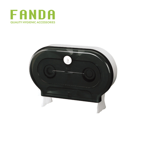 เครื่องจ่ายสบู่เหลวแบบติดผนังคู่ รุ่นโมเดิร์น ยี่ห้อ FANDA ผลิตจากพลาสติก พร้อมช่องมองเห็น - Product Image 4