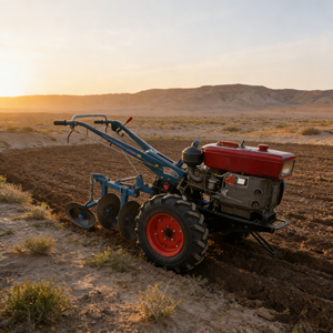 Trattore a Due Ruote di Alta Qualità, Motocoltivatore per Agricoltura, Mini Trattore Manuale, Macchinario Agricolo con Aratro a Disco - Product Image 1