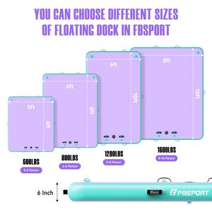 FBSPORT <span class=keywords><strong>Intex</strong></span> Île flottante <span class=keywords><strong>gonflable</strong></span>, bateau-raft, tube aquatique, île flottante, cube flottant, quai flottant, plateforme flottante - Product Image 5