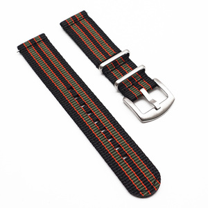 Bracelet de montre rayé Quick Change <span class=keywords><strong>20</strong></span> 22 mm pour montre de sport, bracelet en nylon pour montre <span class=keywords><strong>Bond</strong></span> - Product Image 3