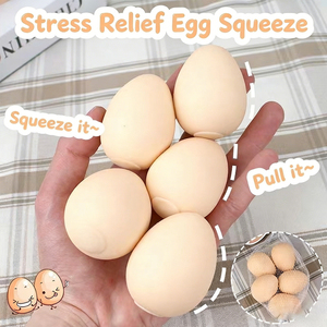 Most Popular TPR Halloween Cute Egg <b>Squishy</b> Slow Return Hand Exercise Squeeze Stress Relieve Mochi Toys for Kids Adults - Product Image 1