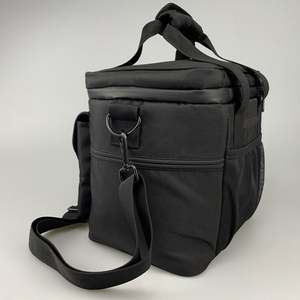 Sac isotherme à déjeuner imperméable épaissi OEM, poignées, sac fourre-tout en polyester tendance pour pique-niques, fermeture éclair, grande capacité - Product Image 4