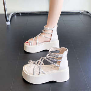 Sandalias de Vestir Retro para Mujer, Estilo Coreano, con Plataforma Pequeña y Gruesa, Súper Populares para el Verano 2025, Modelo 26 - Product Image 2