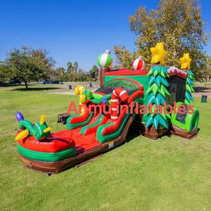 Árbol de Navidad Inflable y Castillo de Ensueño, con Tobogán y Castillo Inflable para Entretenimiento y Actividades Festivas. - Product Image 3