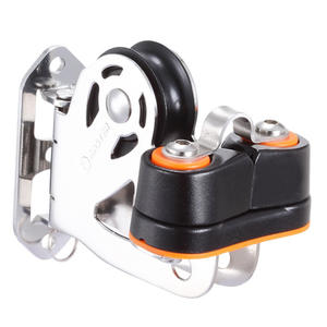 Poulie latérale mixte SPB-3810FAC, diamètre de roue 38 mm, diamètre de câble 10 mm, pivotante/acier inoxydable/à fixation par corde, matériel marin - Product Image 1