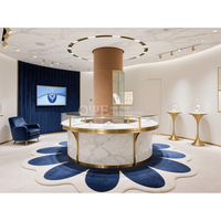 Vitrine de magasin de bijoux de luxe, meuble de magasin en verre verrouillable, vitrine de bijoux personnalisée pour la vente