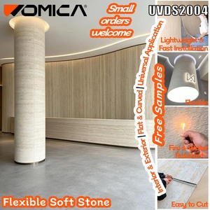 Revêtement mural flexible en pierre souple, quartz coloré, sable, lune, étoile, pour villa, hôtel, pilier, <span class=keywords><strong>dalle</strong></span> décorative - Product Image 5
