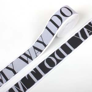 Factory Wholesale Nylon Polyester Spandex Garment Webbing for Underwear Clothes Clothing Boxer Waistband Jacquard <b>Elastic</b> Band - Product Image 1