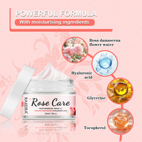Vente en gros de crème hydratante pour le visage à la rose Gel hydratant et nourrissant Produit de soin de la peau Crème hydratante pour le visage Marque privée