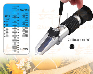Réfractomètre portable pratique en gros pour les tests <span class=keywords><strong>Brix</strong></span> du sucre 58-90% <span class=keywords><strong>Brix</strong></span> spécifique bon marché équipement de poche élevage d'animaux - Product Image 2