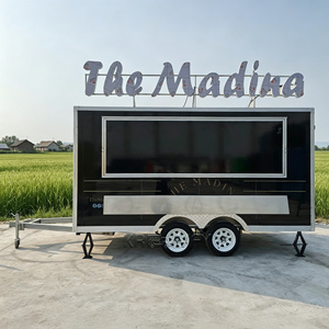 Remolque de Comida Rápida para Smoothies, Camión de Comida al Aire Libre para Sándwiches, Totalmente Equipado, Carrito de Bebidas VIN para Catering - Product Image 1