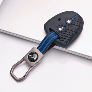 Funda para Llave de Toyota Hilux <span class=keywords><strong>Vigo</strong></span> Yaris Corolla Rav4 Vitz Echo Old 2 con Llavero, Antirrayaduras, Antigolpes, Agarre Suave, Cubierta Antipolvo - Product Image 3