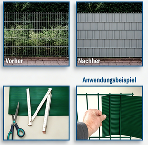 Bande de clôture décorative horizontale en PVC Kenda, installation facile, résistante aux UV, <span class=keywords><strong>design</strong></span> creux, écran d'intimité pour clôture de jardin en fil métallique - Product Image 6