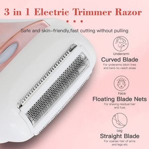 เครื่องโกนขนและเล็มขน 2 in 1 สำหรับผู้หญิง ยี่ห้อ Hatteker พร้อมไฟ LED กำจัดขนด้วยไฟฟ้า - Product Image 3