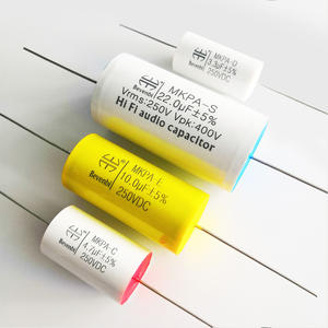 Bevenbi ses CBB20 kapasitör 18uf-100v esnek tel ile eksenel boru Film kondansatör 20uf-250V 22uf 27uf 30uf 56uf 68uf - Product Image 5