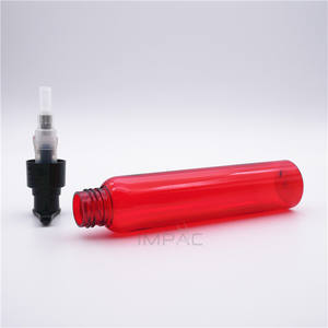 Botella Cosmética Redonda Pequeña Roja de Plástico Reciclado para <span class=keywords><strong>Viaje</strong></span>, Venta al por Mayor - Product Image 4