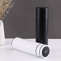 Botella de Agua Inteligente con Termómetro, Aislada al Vacío, de Acero Inoxidable, 480 ml, con Pantalla LED de Temperatura, Impresión Personalizada, Venta al Por Mayor