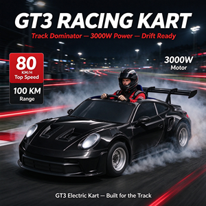 Go Kart Eléctrico Estilo GT3, Suministro de Fábrica, 72V, 80km/h, 100km de Autonomía, Vehículo Retro para Adultos, Precio OEM - Product Image 2