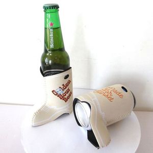 RYO Promotion Sublimation Imprint Neoprene Cowboy Boot Can Coolers Beer Coolie Custom Printing Waterproof 12-Pack Wedding Cooler - Product Image 3