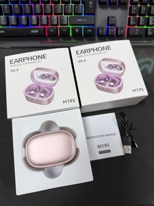 Écouteurs TWS avec lumière d'appoint, écouteurs sans fil à réduction de bruit, écouteurs intra-auriculaires pour les trajets quotidiens, écouteurs sans fil M195 - Product Image 3