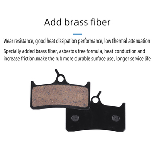 Yüksek kalite mtb bisiklet hidrolik disk fren pedleri reçine döngüsü yol bisikleti fren balatası - Product Image 3
