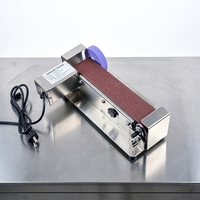 Affûteuse de couteaux industrielle en acier inoxydable refroidie par eau, meuleuse électrique entièrement automatique, qualité DIY