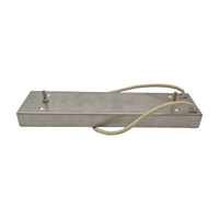 Plaque chauffante infrarouge plate industrielle 220V 750W en quartz, panneau chauffant radiant IR en acier inoxydable pour four de séchage