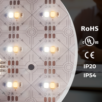 Feuille LED CCT Flexible SMD2835 2700K 6500K à Température de Couleur Double Réglable, Rétroéclairage 40W 90 CRI pour Comptoirs en Marbre Modernes