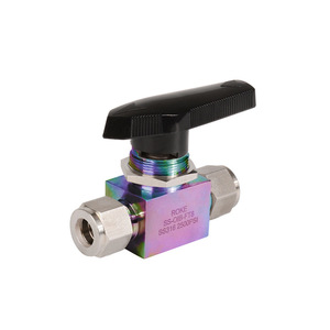 บอลวาล์ว ROKE SS316 2500PSI แบบเชื่อมต่อ NPT สำหรับสารเคมี ใช้ในอุตสาหกรรม - Product Image 1