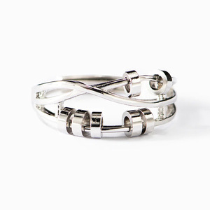 Bague de créateur de niche pour femme de la marque Cao Shichao, bijou multi-lignes au design original, très populaire - Product Image 5