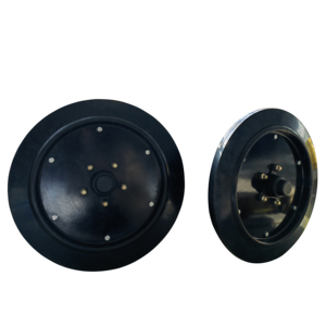 Ruote di gomma solide dei pezzi di ricambio della macchina di agricoltura su misura ruote della pressa agricola - Product Image 1