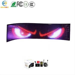 ป้ายไฟ LED แบบตั้งโปรแกรมได้ ขนาด 16x32  ควบคุมผ่านแอป Bluetooth  ป้ายไฟ LED สำหรับรถยนต์  พร้อมภาพเคลื่อนไหวสำเร็จรูป  แผงไฟ LED แบบยืดหยุ่น - Product Image 1